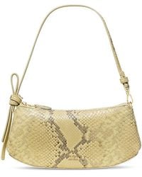 Kate Spade - Loop Snake Embossed Leather Pochette - Lyst