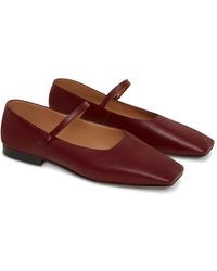 mansur gavriel square toe flats