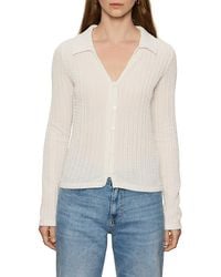 Sanctuary - Button Down Textured Top - Lyst
