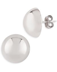 Aqua - Bloomingdale's Fine Collection Sterling Button Stud Earrings - Lyst