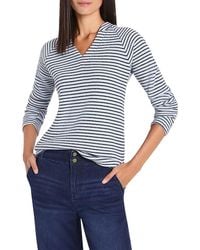NIC+ZOE - Soft Thermal Split Neck Top - Lyst