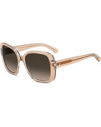 Kate Spade - Wenona Square Sunglasses, 57Mm - Lyst