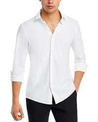BOSS - Hank Kent Slim Fit Performance Dress Shirt - Lyst