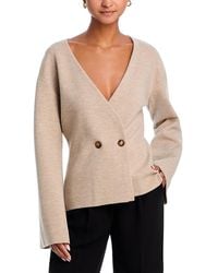 Rag & Bone - Lori Wool Blend V Neck Cardigan Sweater - Lyst