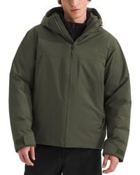 The North Face - Mountain Range Down Hooded Jacket - Lyst