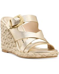Stuart Weitzman - Sai Leather Espadrille Wedge Sandals - Lyst