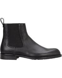 BOSS - Hugo Tayil Leather Chelsea Boots - Lyst