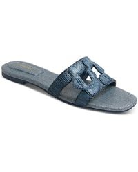 Jonathan Simkhai - Monogram Raffia Sandals - Lyst