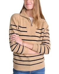 Vineyard Vines - Stripe Half Zip Sweater - Lyst