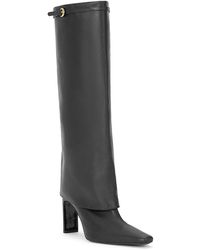 STAUD - Wally Foldover Cuff High Heel Boots - Lyst