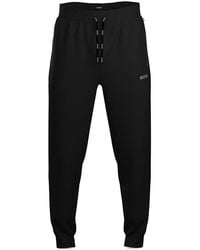BOSS - Boss Mix & Match Cotton Blend Logo Print Joggers Regular Fit - Lyst