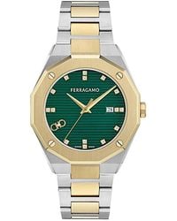 Ferragamo - Edge Diamond Watch, 40Mm - Lyst