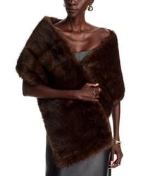 Vince - Faux Fur Stole - Lyst