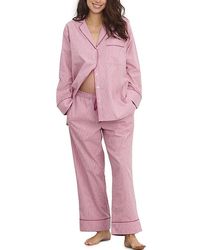Hatch Collection - The Striped Cotton Classic Pajama Maternity Set - Lyst
