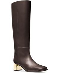 Michael Kors - Michael Matilda Leather Tall Boots - Lyst