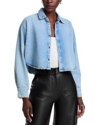 FRAME - The Swing Relaxed Fit Denim Shirt - Lyst