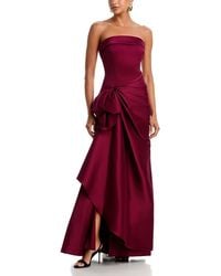 Aqua - Draped Gown - Lyst
