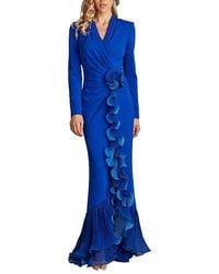 Tadashi Shoji - Malone Cascading Ruffle Gown - Lyst