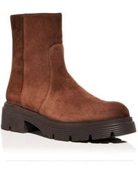 Stuart Weitzman - Husdon Lite Zip Booties - Lyst