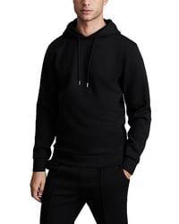 Reiss - Fabien Regular Fit Interlock Hoodie - Lyst