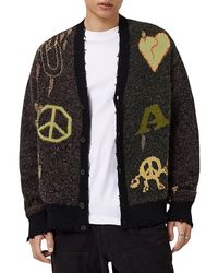 AllSaints - Emotive Oversized Cardigan - Lyst