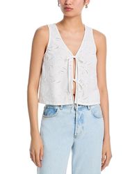 Bella Dahl - Sleeveless Tie Front Top - Lyst