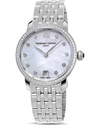 Frederique Constant - Slimline Watch, 30Mm - Lyst