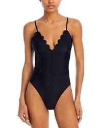 Ramy Brook - Mikayla Scalloped One Piece Swimsuit - Lyst