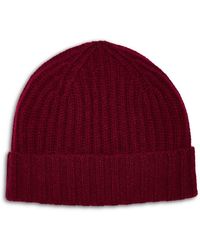 C by Bloomingdale's Cashmere - V Fraas Rib Knit Cuff Cashmere Hat - Lyst