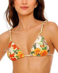 Agua Bendita - Nury Ete Floral Bikini Top - Lyst