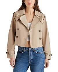 Steve Madden - Sirius Khaki Cropped Jacket - Lyst