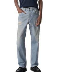 Rag & Bone - Fit 4 Miramar Relaxed Fit Stretch Cotton Canvas Jeans - Lyst