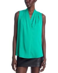 Kobi Halperin - Nellie Silk-Blend Pleated Blouse - Lyst
