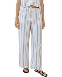 Bella Dahl - Tassel Drawstring Beach Pants - Lyst