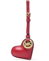 Michael Kors - Leather Heart Charm - Lyst