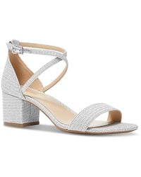 Michael Kors - Michael Serena Flex Ankle Strap High Heel Sandals - Lyst