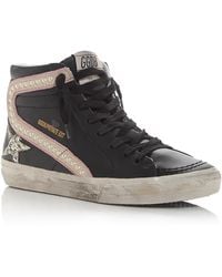Golden Goose - Slide Embellished High Top Sneakers - Lyst