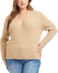 Karen Kane - Plus Size Wrap Sweater - Lyst