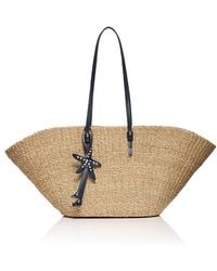 Poolside - East West Large Straw Beach Tote Bag - Lyst