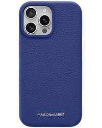 Maison De Sabre - Maison De Sabra Leather Phone Case (Iphone 16 Pro Max) - Lyst