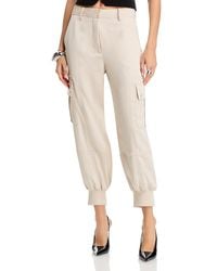 Aqua - Satin Jogger Pants - Lyst