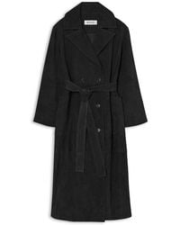 Rohe - Suede Belter Wrap Coat - Lyst
