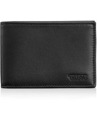 Tumi - Delta Slim Double Billfold Wallet With Rfid Id Lock For - Black - Lyst