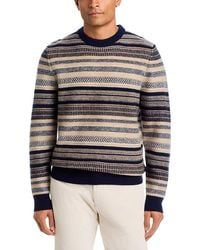 Barbour - Highsted Fair Isle Wool Crewneck Sweater - Lyst