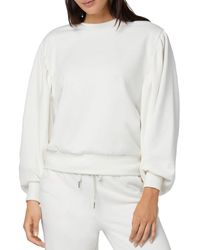 Joe's Jeans Olwyn Puff Sleeve Sweatshirt - White