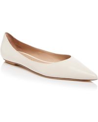 Stuart Weitzman - Emilia Slip On Pointed Toe Flats - Lyst