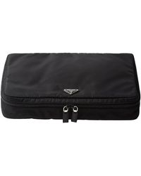 Prada - Large Re-Nylon Zipper Pouch - Lyst
