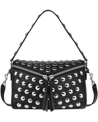 MCM - Aren Visetos Studded Crossbody Bag - Lyst