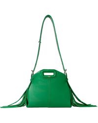 Maje - Miss M Smooth Leather Mini Bag - Lyst
