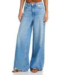 PAIGE - Portia High Rise Wide Leg Jeans - Lyst